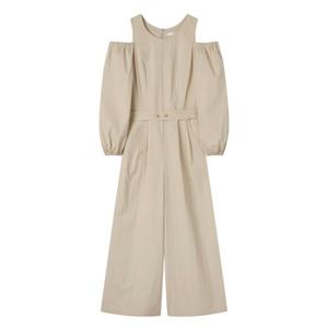 [듀엘] 컷아웃 볼륨 슬리브 점프슈트 D252MSE036