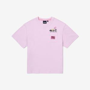 휠라키즈] 파워퍼프걸 포켓 티셔츠 (FK2RSG2P01F_LAC)