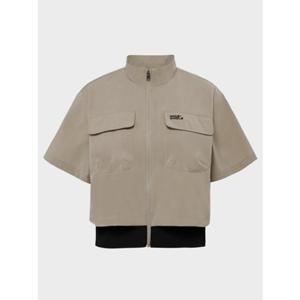 와이드앵글  WWU25151E2  CO 포켓포인트 후레쉬 반팔 자켓 L (Beige)