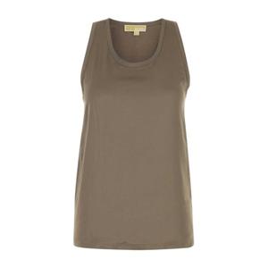 마이클코어스 아미 그린 새틴 탱크 탑 MT540TXAYJ CHESTNUT
