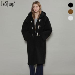 [르샵]후드 뽀글이 양털 더플 롱 코트 (BOBCT005A)