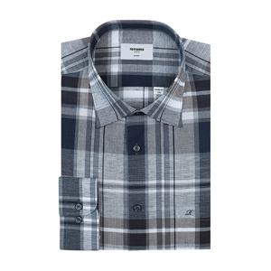 [레노마(셔츠)]린넨 혼방 솔리드 긴소매 일반핏   RPSSG0037NY