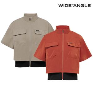 [와이드앵글] WWU25151 CO 포켓포인트 후레쉬 반팔 자켓