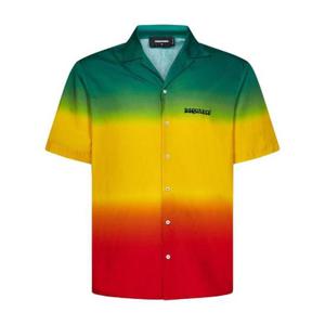 Dsquared2 옴브레 효과 반소매 버튼 셔츠 S71DM0627S76687 001SR TP944687872