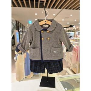 [블루독베이비] 25 FW(GR)클래식 재킷 상하세트(45A1361008) 백일 돌 조카 선물 정장 이모 출산 (45A136100
