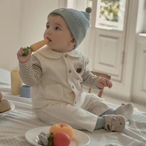 [밍크뮤]IV 꽈배기베스트SET상하복 35A1261102 35A12-611-02 출산백일돌선물