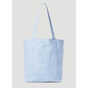 25 FW 라프시몬스 RS 로고 패치 코튼 탑핸들 토트백 스카이 231 935 10080 0042