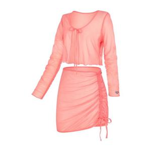 [아레나] (A5BL1PS14_COR) 여성 글램 커버업 세트