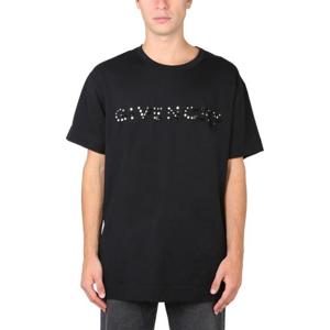 지방시 반팔 티셔츠 BM717L3Y6B 001 BLACK