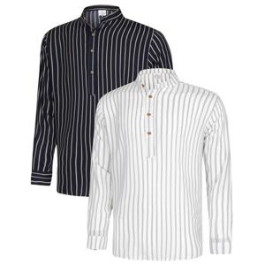 [파파브로]남성 데일리 소프트 헨리넥 셔츠 MS-SHA-Q003