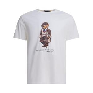 폴로 랄프로렌 탑 710P00085001FA25 DECKWASH WHITE HRTG BEAR W