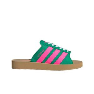 아디다스 가젤 비치 슬라이드 코트 그린 루시드 핑크 JQ7443