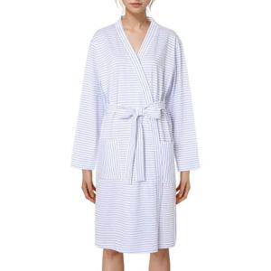 [바바라(언더웨어)]블루 스트라이프 여성 로브가운AGW4597R
