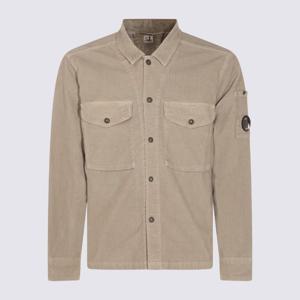 CP컴퍼니 코듀로이 패브릭 버튼 프론트 셔츠 19CMOS072A 006410