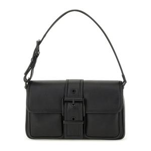 마이클코어스 블랙 레더 버클 숄더 백 30T5TBAL2L 001BLACK