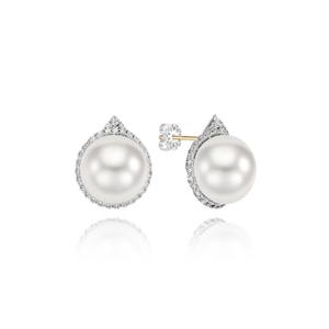 미니골드 14k [DIA]하모니담수진주귀걸이 EJUS4081L