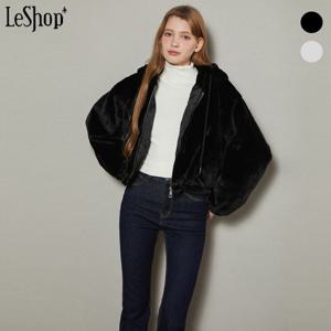 [르샵]누빔 안감 후드 페이크 퍼 점퍼 (BOBJP002A)