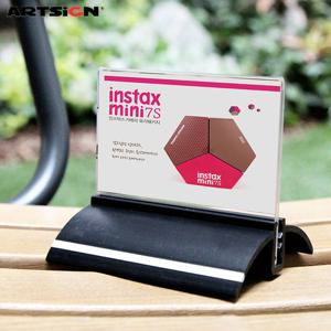 아트사인 타원 T자형꽂이2463 검정/T자형꽂이/스탠드꽂이/카탈로그꽂이/홍보물꽂이/전단꽂이/명함꽂이/메뉴꽂이