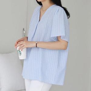 빅사이즈 507 살랑프릴셔츠블라우스 DBNU901