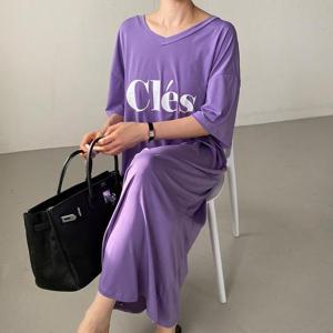 빅사이즈 507 청담스판오버핏원피스 DBAU894