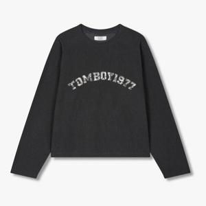 톰보이  피그먼트 레터링 티셔츠 (9175322972)