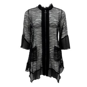 [조순희]시스루 레이스 블럭 헴자켓(JNML245)