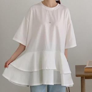 빅사이즈 507 마릴롱원피스블라우스 DBNU604