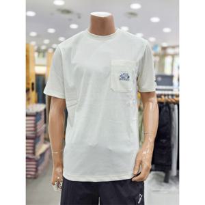 [지프]남녀공용 트레블 그릴 포켓 반팔티셔츠(JQ0TSU384_IV)_DG