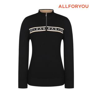 [올포유][올포유]여성 로고 포인트 반집업 니트 AWSHM8191-199