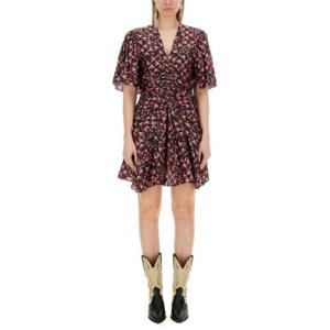 이자벨마랑 숏 원피스 RO0496FA MULTICOLOUR