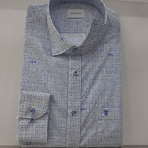 [예작]예작 22S/S 면100% 프린트 스넵단추 일반핏 긴팔셔츠 YJ2S