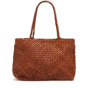 드래곤디퓨전 빈티지 메쉬 토트 가죽 백 82I-KP7021