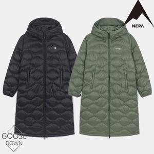 [네파] 여성 에어써밋 롱패딩 거위털 경량 다운 7K82018