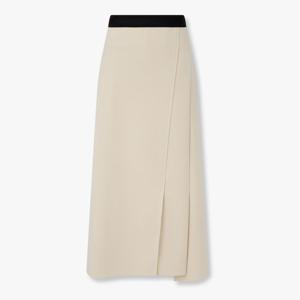 슬릿 디테일 밴딩 플레어 스커트7155335001