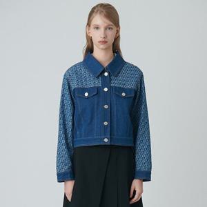 [샤틴]배색 포인트 데님 자켓/S243M155_CC