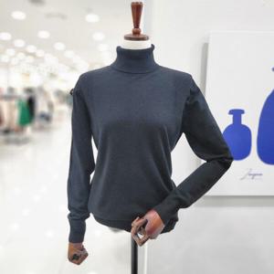 [비지트인뉴욕]목폴라사이드줄지니트티셔츠 VB1LK661 K_US