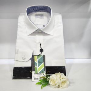 [예작]예작YJ3SUR504 폴리레이온  카라배색 솔리드 일반핏  긴팔