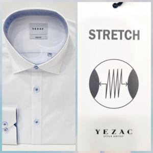 [예작]슬림핏/스트레치/배색/단추포인트 YJESBS164 WH_US