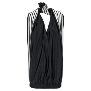 발렌시아가 숏 원피스 838791TLV291000 White Black