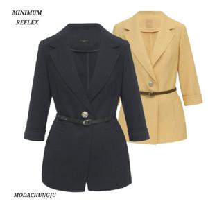 [미니멈]MD 카라넥 7부 소매 심플 자켓 MD MMYBGWJ4030_CJ