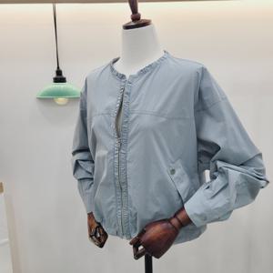 [비지트인뉴욕]라운드 셔링넥 봄 여름 포켓점퍼 VB4JP72 v_US