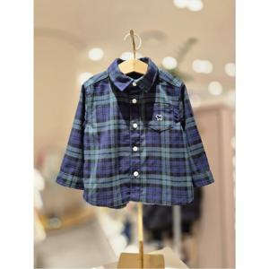 블루독베이비 10 25FW (GN)클래식 체크 셔츠 (45A1432001)