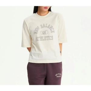 뉴발란스 아치형 그래픽 반팔티 AA NBNEE4S092 35 75