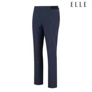 엘르골프 세이브존01 남성 사각 패턴 일자핏 바지 6L11604 820