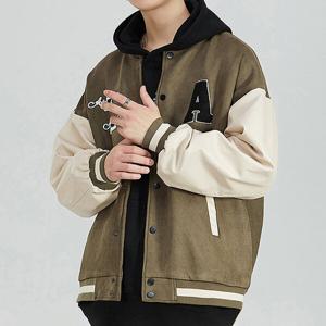 [파파브로]레터링 포인트 남성 캐주얼 야구자켓 DMC-JUA-QCC898