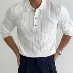 [파파브로]남성 머슬핏 긴팔 카라 셔츠 ON-TSA-QWFG01PV