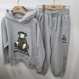 [지프키즈]지프 베어 아플리케 셋업 후드티세트 KP1THU021TPU921