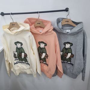 [지프키즈]지프 베어 아플리케 셋업 후드티 KP1THU021_JK