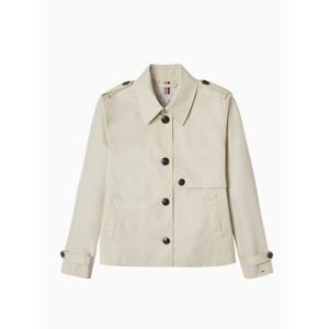 타미힐피거 W 트윌 숏 트렌치 코트 BB T22E6WJC001WT1 ACH