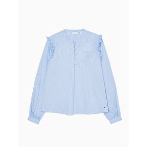 타미힐피거 W 브이넥 프릴 블라우스 BB T22E7WSH051WT1 0BI